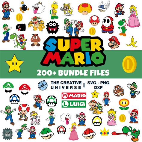 super mario cricut svg|Super Mario Free SVG Files